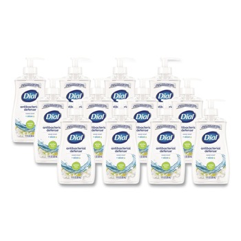 Dial 11 oz. Antibacterial Liquid Hand Soap - White Tea Scent (12/Carton)
