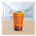 Food Trays, Containers, and Lids | Dart 20U16ESC 20 oz. Foam Hot/Cold Cups - Brown/Black (500/Carton) image number 5