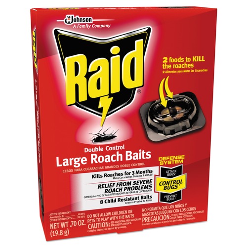 Cleaning & Janitorial Supplies | Raid 697330 0.7 oz Roach Baits (6/Carton) image number 0