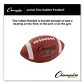 Toys | Champion Sports RFB3 Junior Size Rubber Sports Ball For Football - Brown image number 4