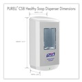 Labor Day Sale! Save $30 off $199! | PURELL 7830-01 CS8 5.79 in. x 3.93 in. x 10.31 in. 1,200 mL Soap Dispenser - White (1/Carton) image number 5