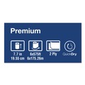 Paper Towels and Napkins | Tork 290096 Premium Matic 7.7 in. x 575 ft. 2-Ply Extra Soft Hand Towel Roll - White (6/Carton) image number 3
