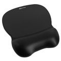  | Innovera IVR51450 9.62 in. x 8.25 in. Gel Mouse Pad with Wrist Rest - Black image number 0