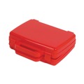 Desk Accessories & Office Organizers | Deflecto 39506RED Little Artist Antimicrobial Storage Case - Red image number 2