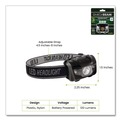 Work Lights | GoGreen Power GG-113-3HLBK LED Headlights, 3 AAA Batteries (Included), Black image number 1