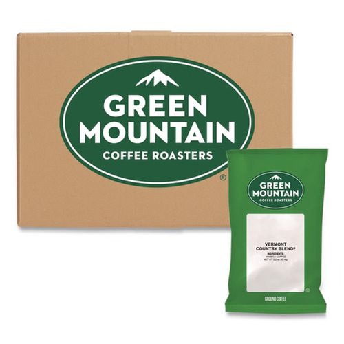 Food Service | Green Mountain Coffee 5000345756 2.2 oz Coffee Fraction Packs - Vermont Country Blend (100/Carton) image number 0