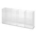 Cleaning & Janitorial Supplies | Kantek AH145 10.5 in. x 4 in. x 21.25 in. Quad Glove Dispenser - Clear image number 1