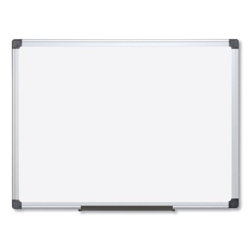 MasterVision MA2107170 Maya Series Aluminum Frame 96 in. x 48 in. Magnetic Dry-Erase Board - White