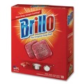 Cleaning Tools | Brillo 23318 2.5 in. x 3 in. Steel Wool Soap Pads - Gray/Pink (12/Carton) image number 3