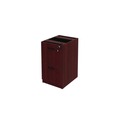  | Alera ALEVA542822MY 15.63 in. x 20.5 in. x 28.5 in. Valencia Series 2-Drawer Full File Pedestal - Mahogany image number 1