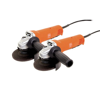 Fein 69908107040 WSG 7-115 2-Tool 4-1/2 in. 820W Compact Paddle Switch Angle Grinder Set