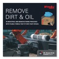 Office Jansan | WypAll 33352 Power Clean BRAG Box 12.1 in. x 16.8 in. Oil Grease and Ink Cloths - Blue (180/Carton) image number 6