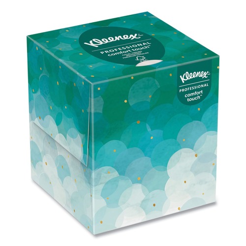 Paper Towels and Napkins | Kleenex 21270 Boutique 2-Ply Facial Tissue - White (95 Sheets/Box) image number 0