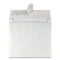 Envelopes & Mailers | Survivor QUAR4650 Tyvek 12 x 16 14 lb. Lightweight Square Flap Open End Expansion Mailers - White (100/Carton) image number 3