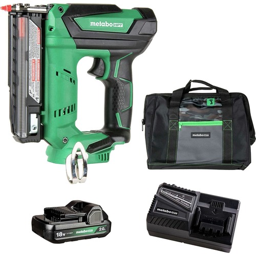 Nailers | Metabo HPT NP18DSALTM 18V MultiVolt Lithium-Ion Cordless 23-Gauge Compact Pin Nailer Kit (2 Ah) image number 0