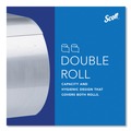 Paper Towels and Napkins | Scott 09606 7 1/10 in. x 10 1/10 in. x 6 2/5 in. Pro Coreless SRB Stainless Steel Tissue Dispenser image number 4