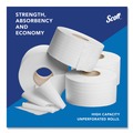 Cleaning & Janitorial Supplies | Scott 3148 3.55 in. x 1000 ft. 2-Ply Essential JRT Jumbo Roll Septic Safe Tissue - White (4 Rolls/Carton) image number 4