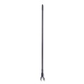 Bulk Savings Pricing 2 | Carlisle 3697000 1 in. Diameter x 60 in. Vinyl Coated Jaw Style Metal Mop Handle - Black image number 1