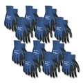 Bulk Savings Pricing 2 | MCR Safety N9696S Ultra Tech TaCartonile Dexterity Work Gloves - Small Blue/Black (1-Dozen) image number 0