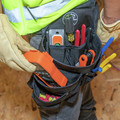 Tool Belts | Klein Tools 5700 PowerLine Series 11 in. x 3 in. x 12 in. 9 Pocket Tool Pouch - Black image number 1