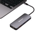 Office Electronics & Batteries | Verbatim 32152 9 Port USB-C Pro Multiport Hub - Gray image number 4