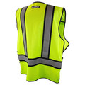 Safety Vests | Dewalt DSV421-S/L Class 2 Adjustable Breakaway Mesh Vest - Green - Size S-L image number 1