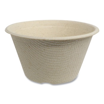 World Centric 2.42 in. x 1.36 in. 2 oz. Paper Fiber Cups - Natural (2000/Carton)