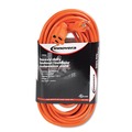 Extension Cords | Innovera IVR72250 Indoor/Outdoor 50 ft. Extension Cord - Orange image number 2