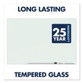 Office & Office Supplies | Quartet G7442E Element Aluminum Frame 74 in. x 42 in. Glass Dry-Erase Board - White/Silver image number 3
