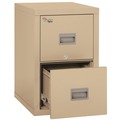 Office & Office Supplies | FireKing 2P1825-CPA Patriot 17.75 in. x 25 in. x 27.75 in. 1-Hour Fire Protection 2 Legal/Letter File Drawers Insulated Fire File - Parchment image number 1