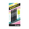 Pens | Pilot 31734 G2 Mini Fine 0.7 mm Gel Pen - Black Ink/Smoke/Black Barrel (4/Pack) image number 1
