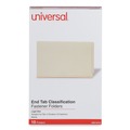  | Universal UNV16151 Six-Section 2-Divider End Tab Classification Folders - Legal Size, Manila (10/Box) image number 2