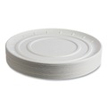 Food Trays, Containers, and Lids | Eco-Products EP-SCPTR16NFA 16 in. Diameter Vanguard Molded Fiber Sugarcane Pizza Tray - White (50/Carton) image number 8