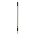 Mops | Rubbermaid Commercial HYGEN FGQ75500YL00 48 in. - 72 in. HYGEN Quick-Connect Extension Handle - Yellow/Black image number 1