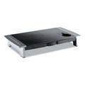 Office Furniture Accessories | Fellowes Mfg Co. 8031001 27 in. x 14 in. x 4 in. to 6.5 in. Office Suites Premium Monitor Riser - Black/Silver image number 0