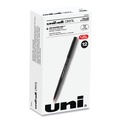 Pens | uni-ball 60144 ONYX Fine 0.7 mm Roller Ball Pen - Black/Red Barrel (1-Dozen) image number 0