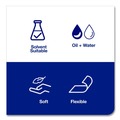 Cleaning Cloths | Tork 520350 1-Ply 12.6 in. x 15.16 in. Industrial Cleaning Cloths - Gray (55/Carton) image number 7