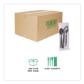 Cutlery | Eco-Products EP-S115 6 in. 100 percent Recycled Content Cutlery Kit - (250/Carton) image number 6