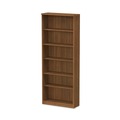 Office Filing Cabinets & Shelves | Alera ALEVA638232WA Valencia Series 6-Shelf 31-3/4 in. x 14 in. x 80-1/4 in. Bookcase - Modern Walnut image number 1