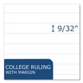 Notebooks & Pads | Roaring Spring 11281 11 in. x 8.5 in. 80-Sheets 1-Subject Medium/College Rule Wirebound Notebook - Assorted Cover Colors (24/Carton) image number 2