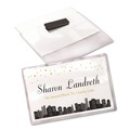 Office Jansan | Avery 08780 4 in. x 3 in. Horizontal Magnetic Style Name Badge Kit - White (24/Pack) image number 1