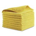 Percentage Off | Rubbermaid Commercial 1820584 16 in. x 16 in. Microfiber Cleaning Cloths - Yellow (24/Pack) image number 2