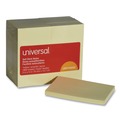 Office Jansan | Universal UNV35692 3 in. x 5 in. Self-Stick Note Pads - Yellow (18/Pack) image number 0