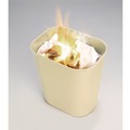 Trash & Waste Bins | Rubbermaid Commercial FG254400BEIG 10 Gallon Fiberglass Wastebasket - Beige image number 4
