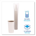  | Boardwalk BWKWHT20HCUP 20 oz. Paper Hot Cups - White (12 Cups/Sleeve, 50 Sleeves/Carton) image number 3