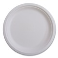  | Eco-Products EP-P016 6 in. Renewable Sugarcane Plates - Natural White (20 Packs/Carton) image number 1