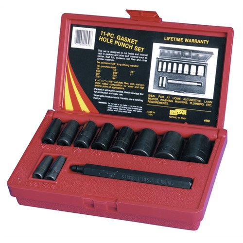 Paper Punches | Kastar 950 11-Piece Gasket Hole Punch Set image number 0