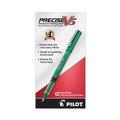 Office Jansan | Pilot 25104 Precise V5 0.5 mm Roller Ball Pens - Extra-Fine, Green (Dozen) image number 1