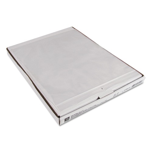 Office Jansan | C-Line 47911 Heavyweight 8.5 in. x 11 in. Industrial Poly Zip Bags - Clear (50/Box) image number 0