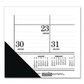 Calendars & Planners | House of Doolittle 125-02 22 in. x 17 in. 14-Month July 2025 to Aug 2026 Economy Academic Desk Pad Calendar - White/Black Sheets/Black Headband image number 1